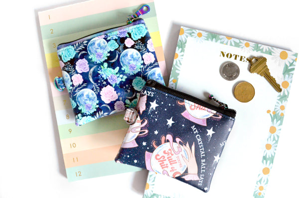 Sweary Celestial Faux-Leather Coin Purse