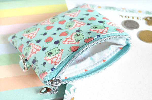 Mushroom Froggy Faux-Leather Coin Purse