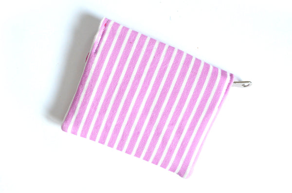 Pink Boho Sunflower Mini Leather Snap Wallet