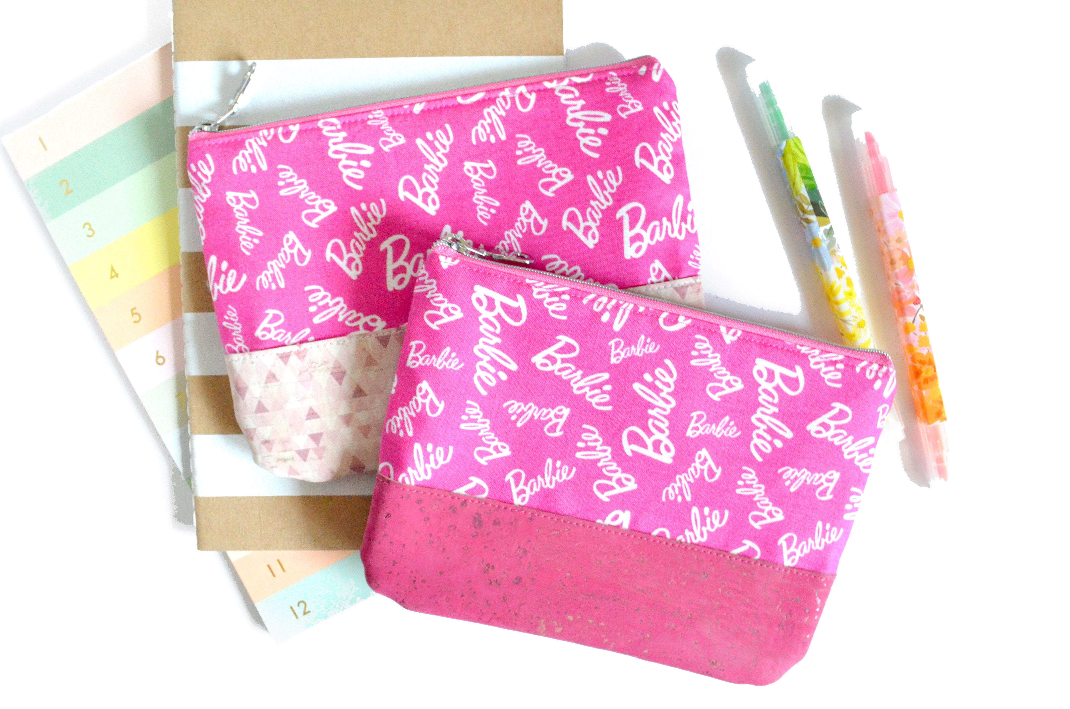 PINK Cork Leather Pouch