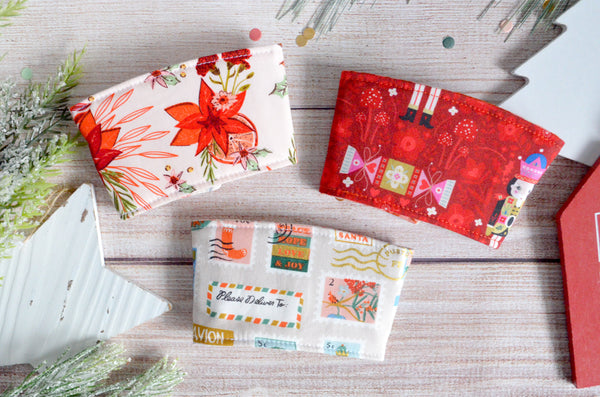 Red & White Holiday Coffee Sleeve
