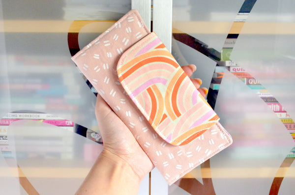 Pink Rainbow Slide Wallet