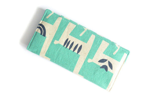 Blue Geo Llama Wallet