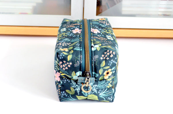 Teal Rifle Paper Co Herb Garden - Jumbo & Boxy Toiletry Bags