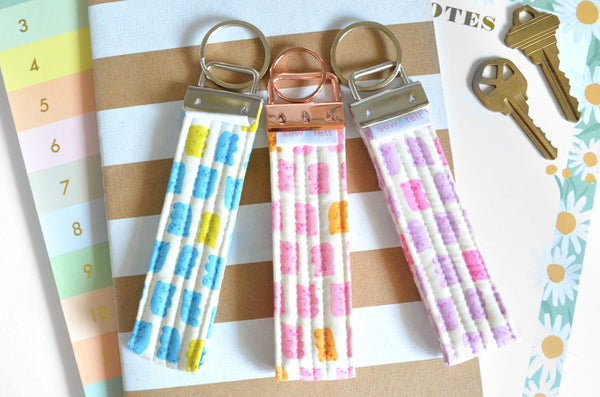 Gummy Bear Fabric Keychain