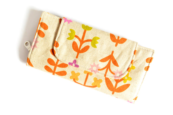 Beige Favourite Flowers Wallet