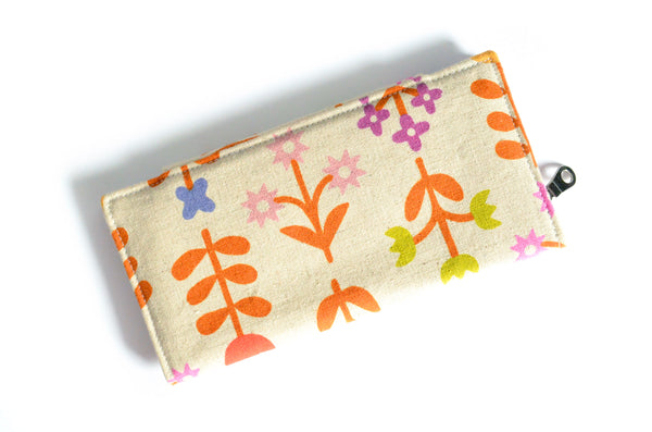 Beige Favourite Flowers Wallet