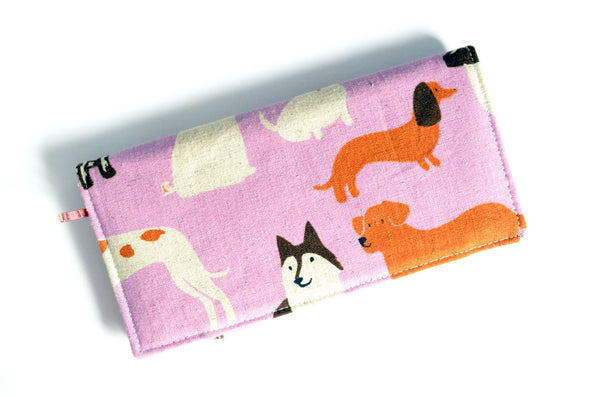 Purple Dog Park Wallet