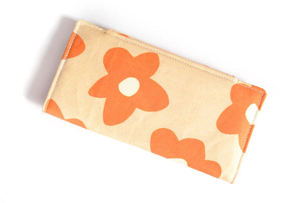 Pink & Orange Retro Daisy Wallet