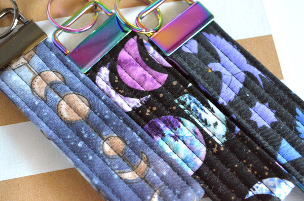 Celestial Fabric Keychain