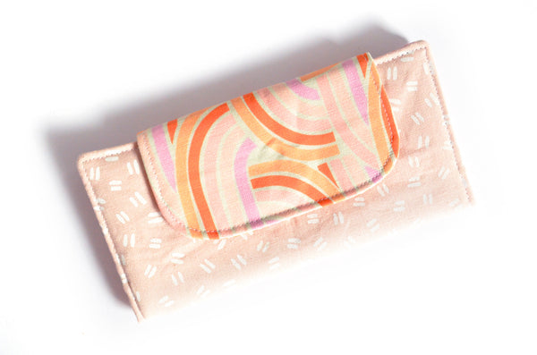 Pink Rainbow Slide Wallet
