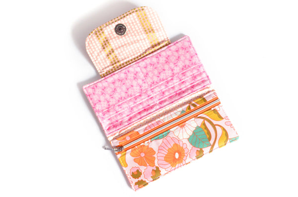 Pink Rainbow Slide Wallet