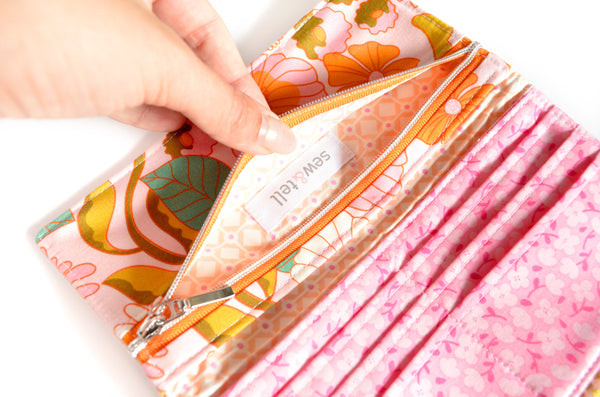 Pink Rainbow Slide Wallet