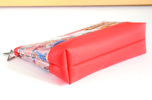 Classic Games *Clear & Jelly Vinyl* Cosmetic Bag