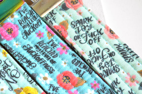 Blue "Sweary" Keychain