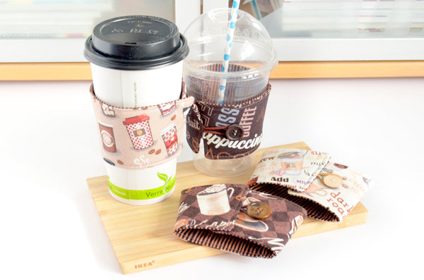 Coffee-Themed Coffee Sleeves