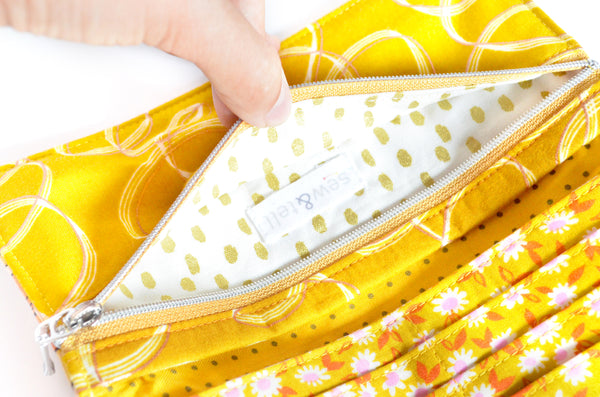 Sunny Yellow Floral Wallet