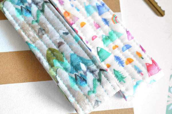 Mountain Fabric Keychain