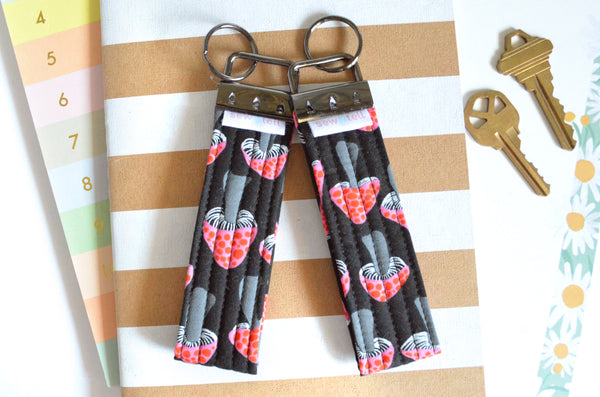 Mushroom Fabric Keychain