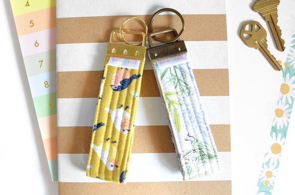 Farmyard Fabric Keychain