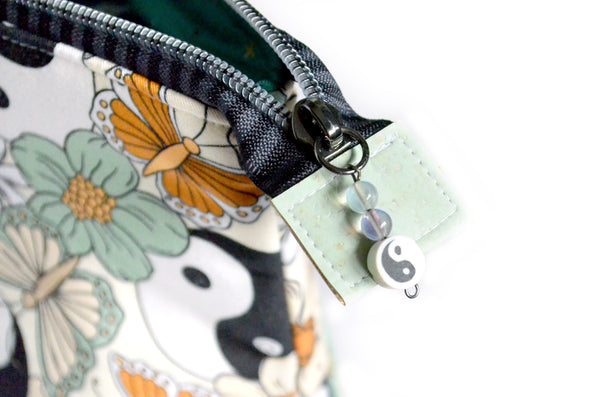 Sage Yin Yang Butterfly - Jumbo & Boxy Toiletry Bags