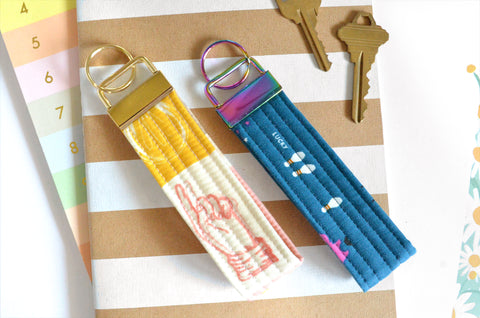 Lucky Charm Fabric Keychain