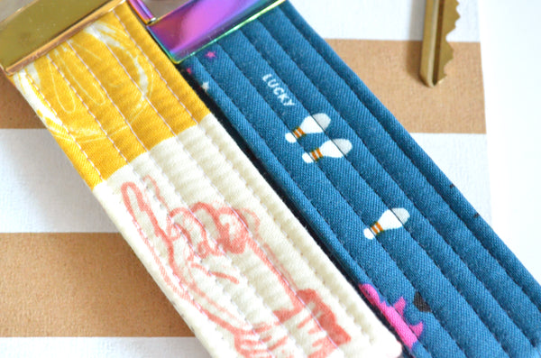 Lucky Charm Fabric Keychain