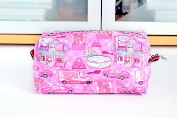 Pink Dream House Boxy Toiletry Bag