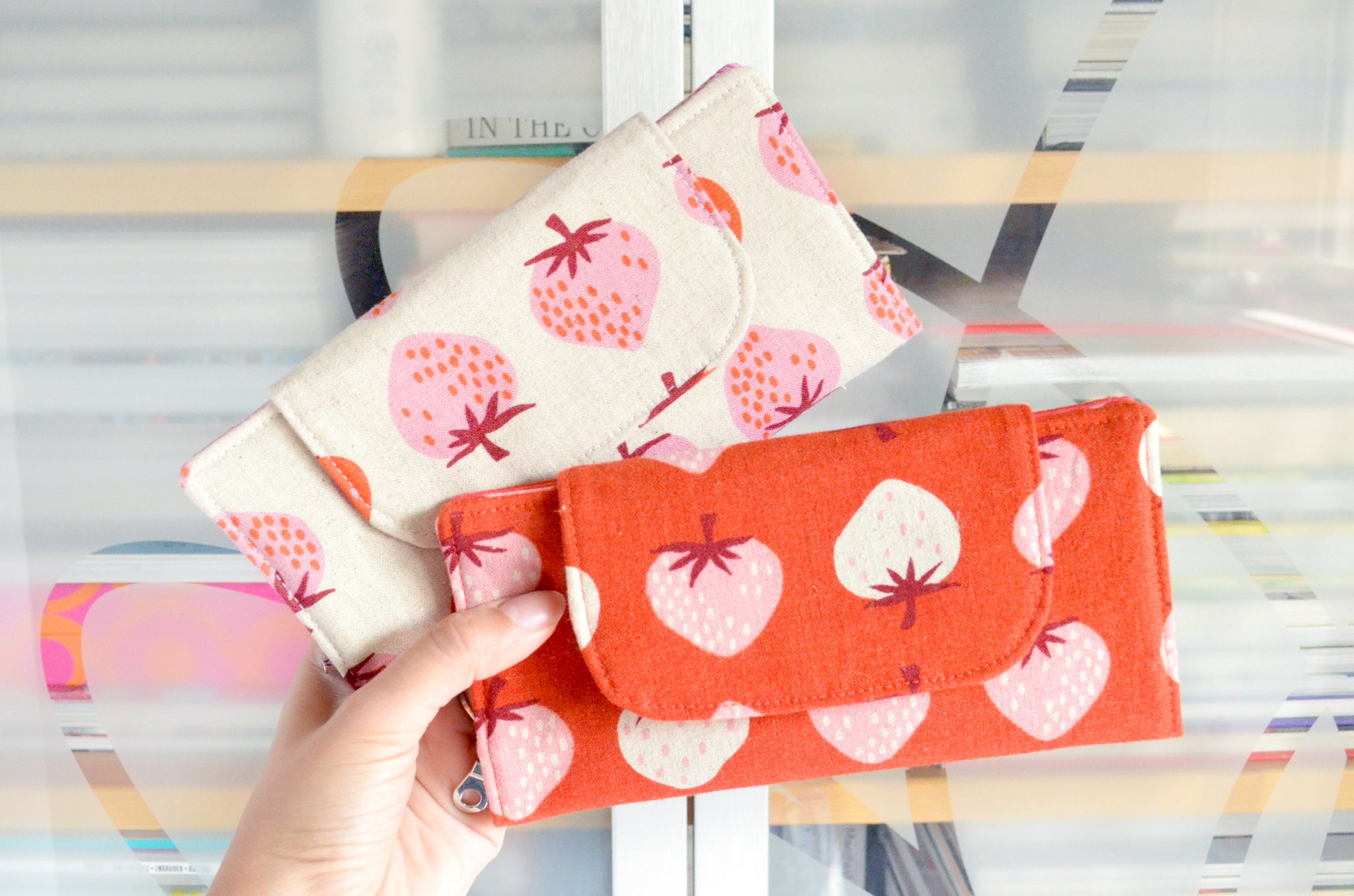 Pink & Red Strawberry Wallet