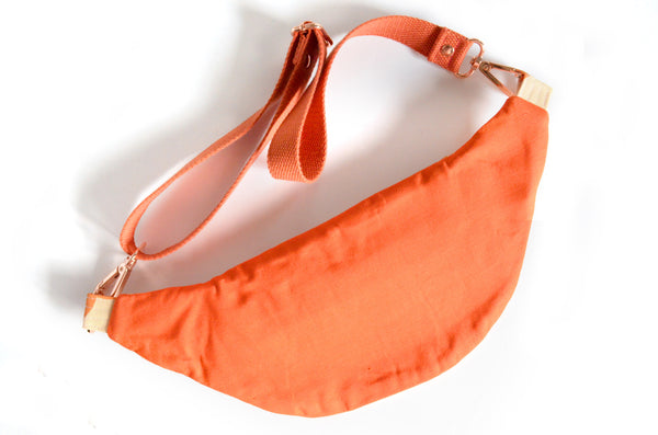 Pink & Orange Retro Daisy Fanny Pack
