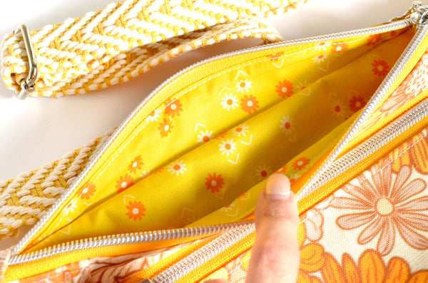 Pink & Yellow Golden June Floral Fanny Pack