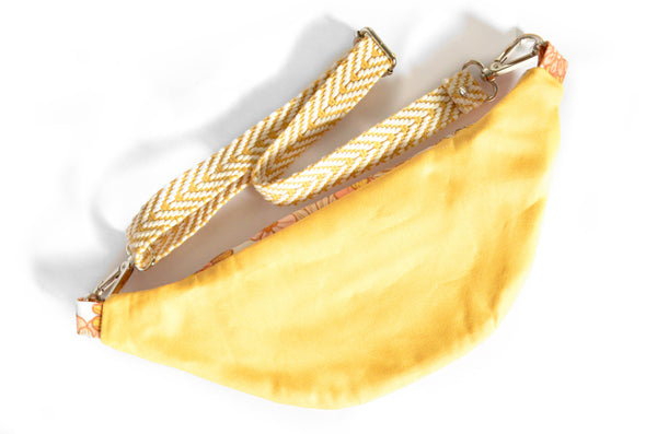 Pink & Yellow Golden June Floral Fanny Pack