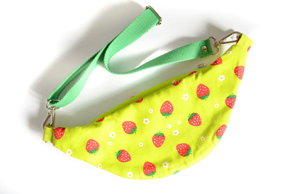 Green Strawberry Fanny Pack