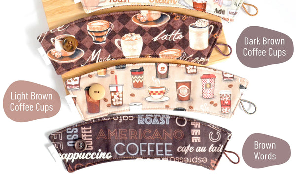 Coffee-Themed Coffee Sleeves