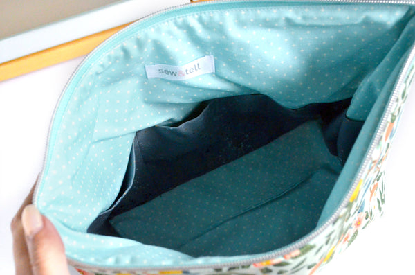 Rifle Paper Co Blue Citrus - Jumbo & Boxy Toiletry Bags