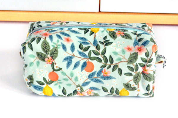 Rifle Paper Co Blue Citrus - Jumbo & Boxy Toiletry Bags