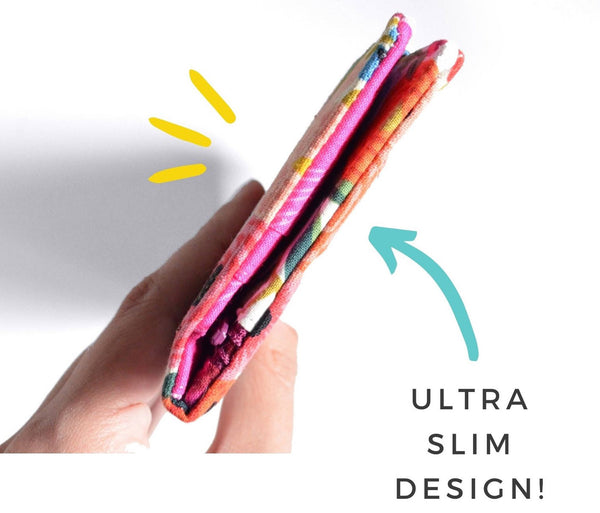 Pink & Orange Retro Daisy Wallet