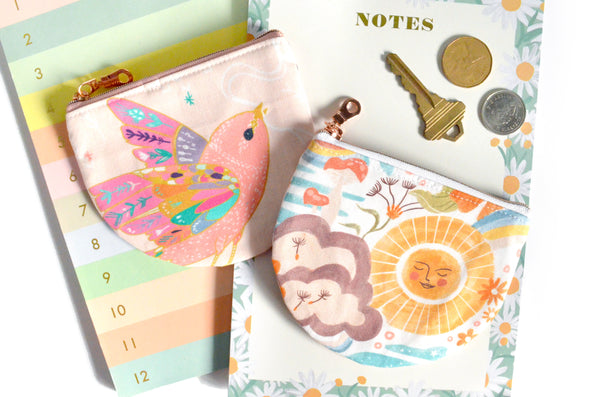 Sunshine Birdy Round Coin Purse