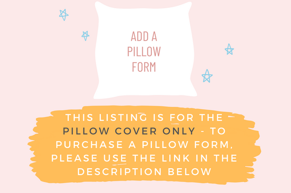 Pillow Cover - 18"x18" / 12"x18" Stardust
