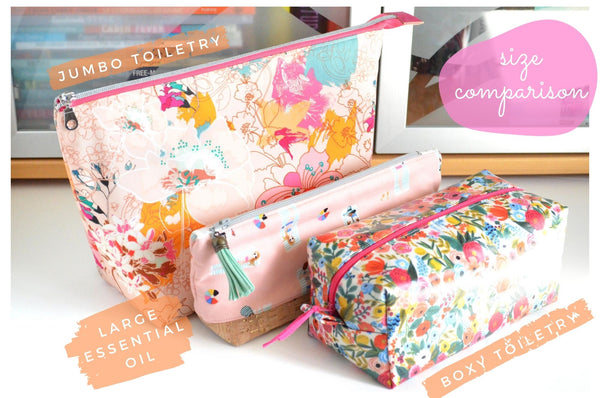 Rifle Paper Co Pink Tapestry Jumbo Toiletry Bag