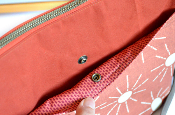 Brick Red Sunshine Crossbody Bag