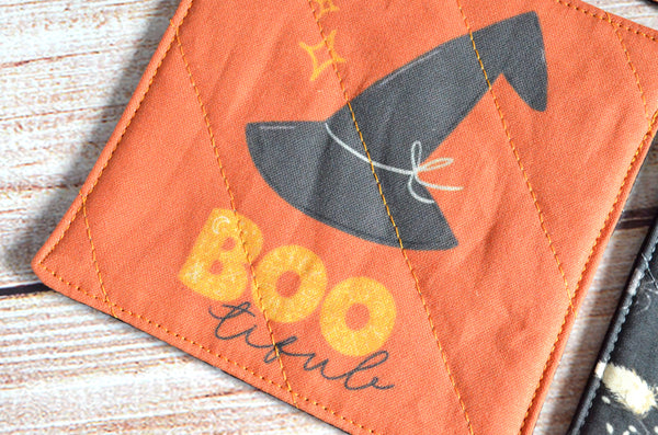 Boo-tiful & Witchy Drink Coaster Set