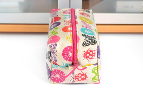 Echino Butterfly Laminated Toiletry Bag