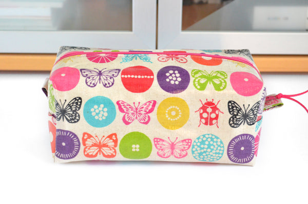 Echino Butterfly Laminated Toiletry Bag