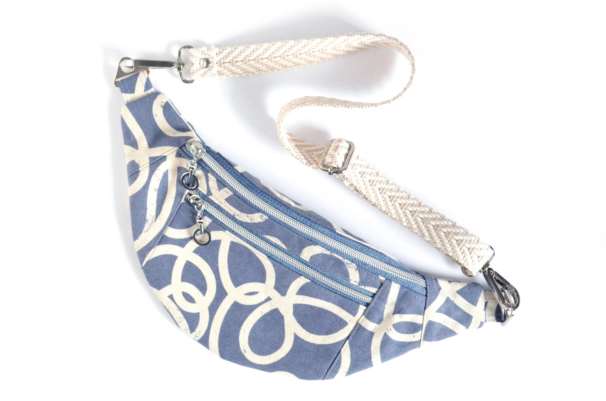 Lilac Squiggle Fanny Pack