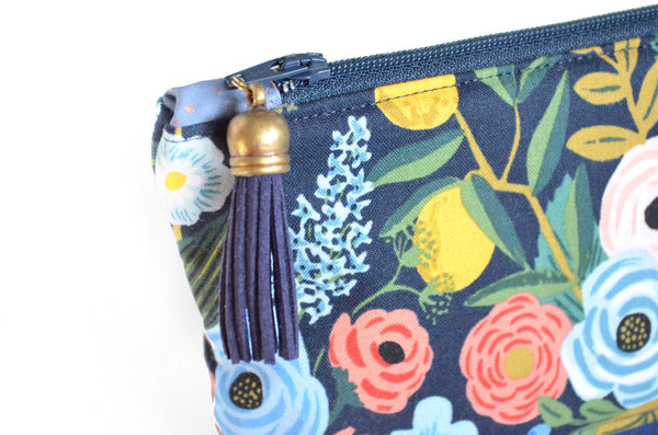 Navy Rifle Paper Co Essential Oil Bag