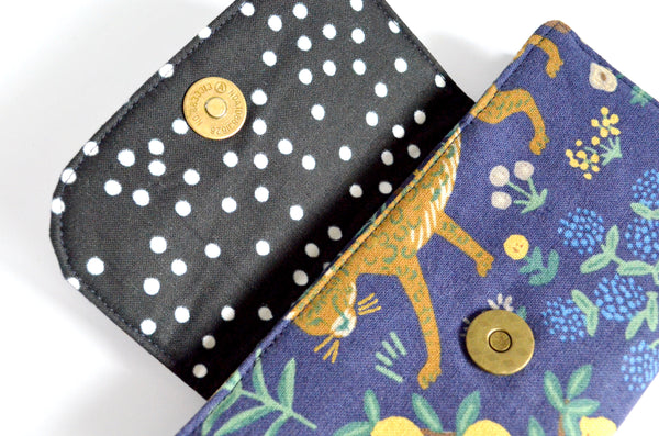 Navy Rifle Paper Co Camont Menagerie Wallet
