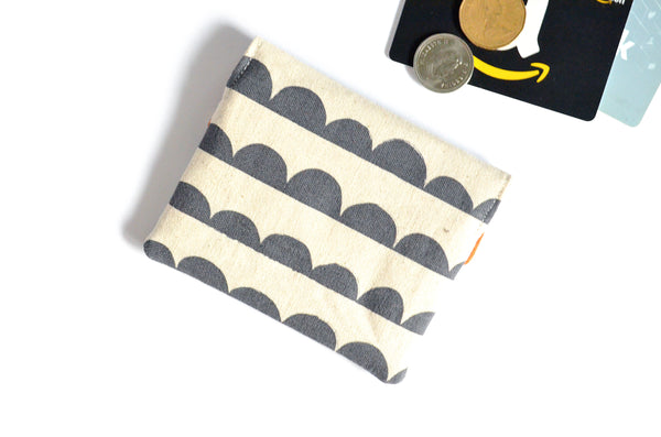 Boho Dots & Swirls Leather Snap Wallet
