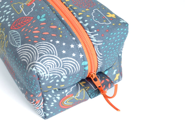 Self Love & Cloudy Sky Boxy Toiletry Bags