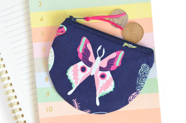 Butterfly Round Coin Purse
